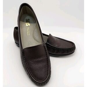 SAS Simplify TriPad‎ Comfort Wine Flat Loafers Moc SlipOn Shoes US Womens 9 Wide